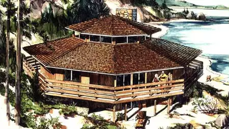 image of beach house plan 1371